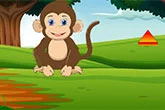 Monkey Locate The Food - game